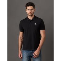 Camisa Polo Masculina Básica Estampa Logo Reissue Calvin Klein Jeans - Preto - 1