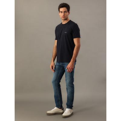 Calça Jeans Masculina Five Pockets Skinny Stretch Cintura Baixa Calvin Klein Jeans - Azul Médio