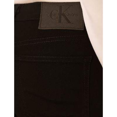 Calça Feminina Color de Sarja Infinite Black Super Skinny Cintura Média Calvin Klein Jeans - Preto