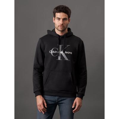Casaco Masculino Moletom Hoddie Calvin Klein Jeans - Preto