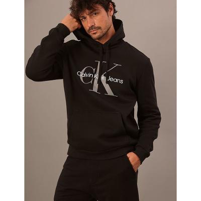 Moletom Masculino Hoddie Calvin Klein Jeans - Preto