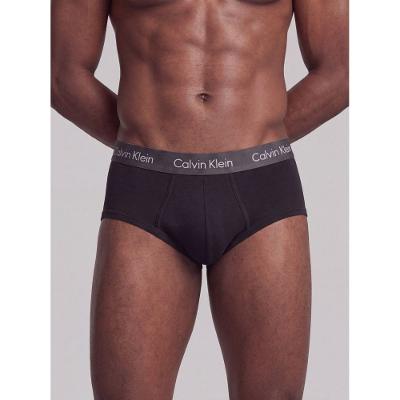 Kit 3 Cuecas Brief Clássica Cintura Baixa Calvin Klein Underwear - Preto