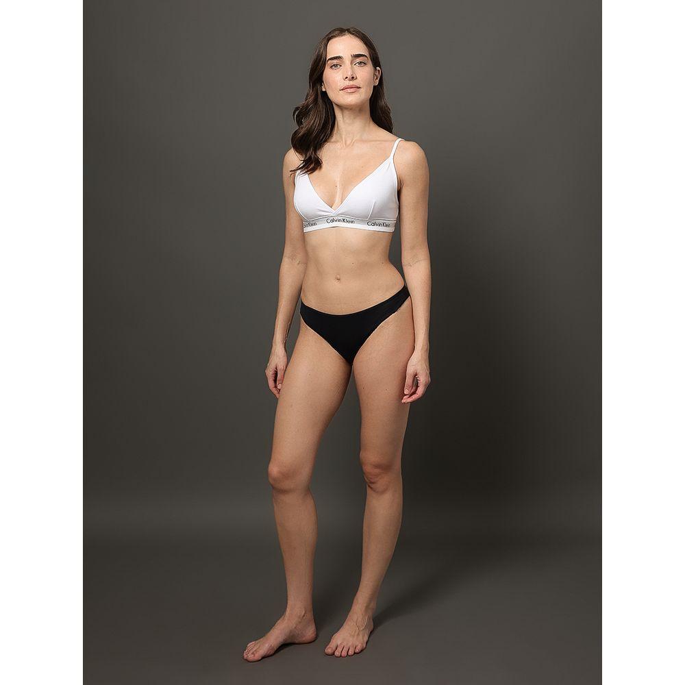 Top Triangulo Modern Cotton Calvin Klein Underwear  Claro - Branco - 3