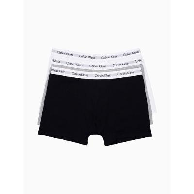 Kit 3 Underwear Trunk Plus Size Cuecas Calvin Klein - Multicolor