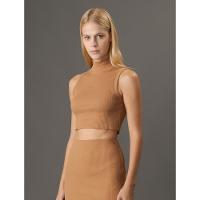 Blusa Feminina Sem Manga em Ribana Calvin Klein Jeans - Havana - 1