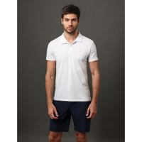 Polo Masculina Slim Pima Calvin Klein Jeans - Branco 2 - 1