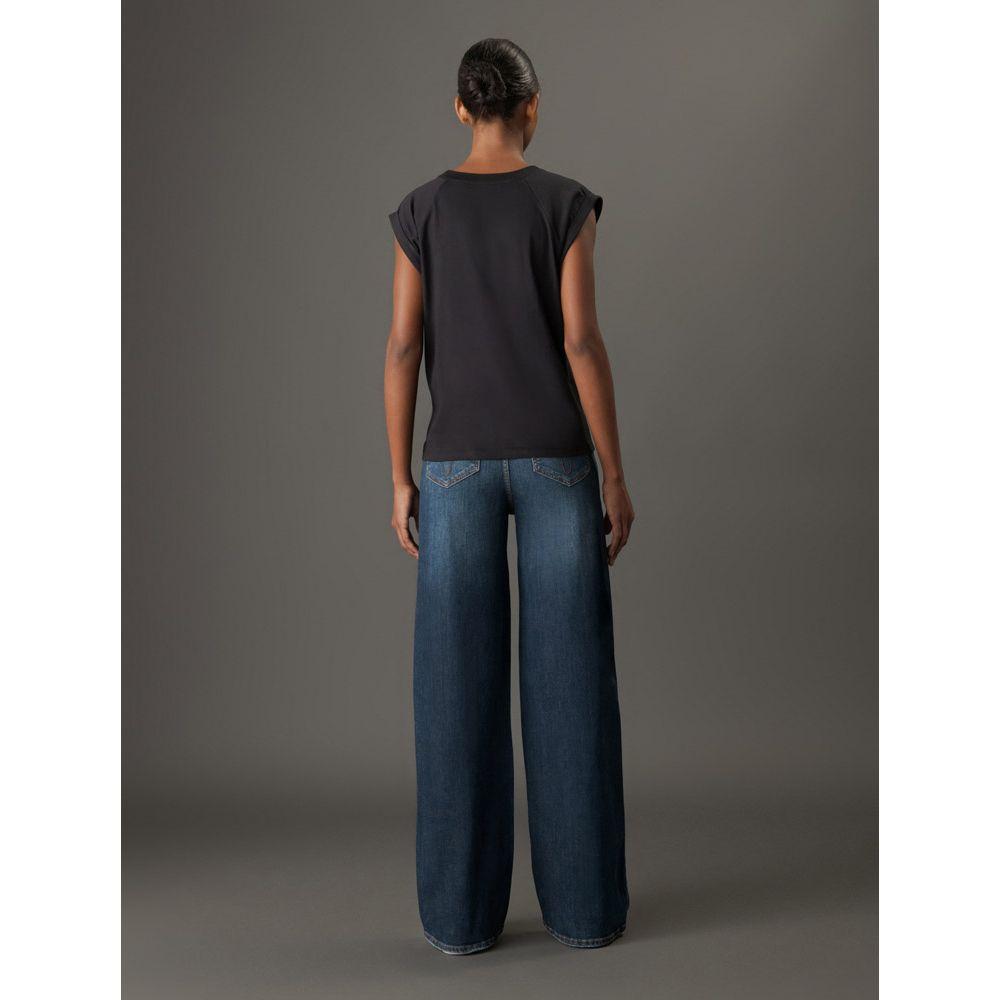 Blusa Feminina Cavas Raglan Calvin Klein Jeans - Preto - 2