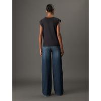 Blusa Feminina Cavas Raglan Calvin Klein Jeans - Preto - 2