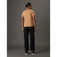 Camiseta Feminina Decote v Re Issue Calvin Klein Jeans - Havana - 2