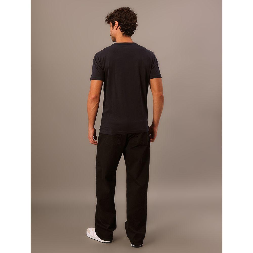 Camiseta Mc Ckj Masc Ck Bordado - Marinho - 4