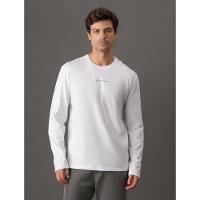 Camiseta Masculina Manga Longa Calvin Klein Jeans - Branco - 1