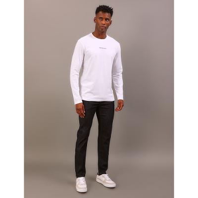 Camiseta Masculina Manga Longa Calvin Klein Jeans - Branco