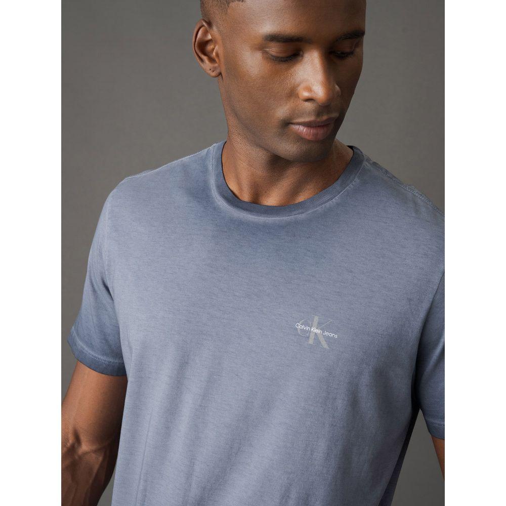 Camiseta Masculina Reissue Tinto Calvin Klein Jeans - Marinho - 4