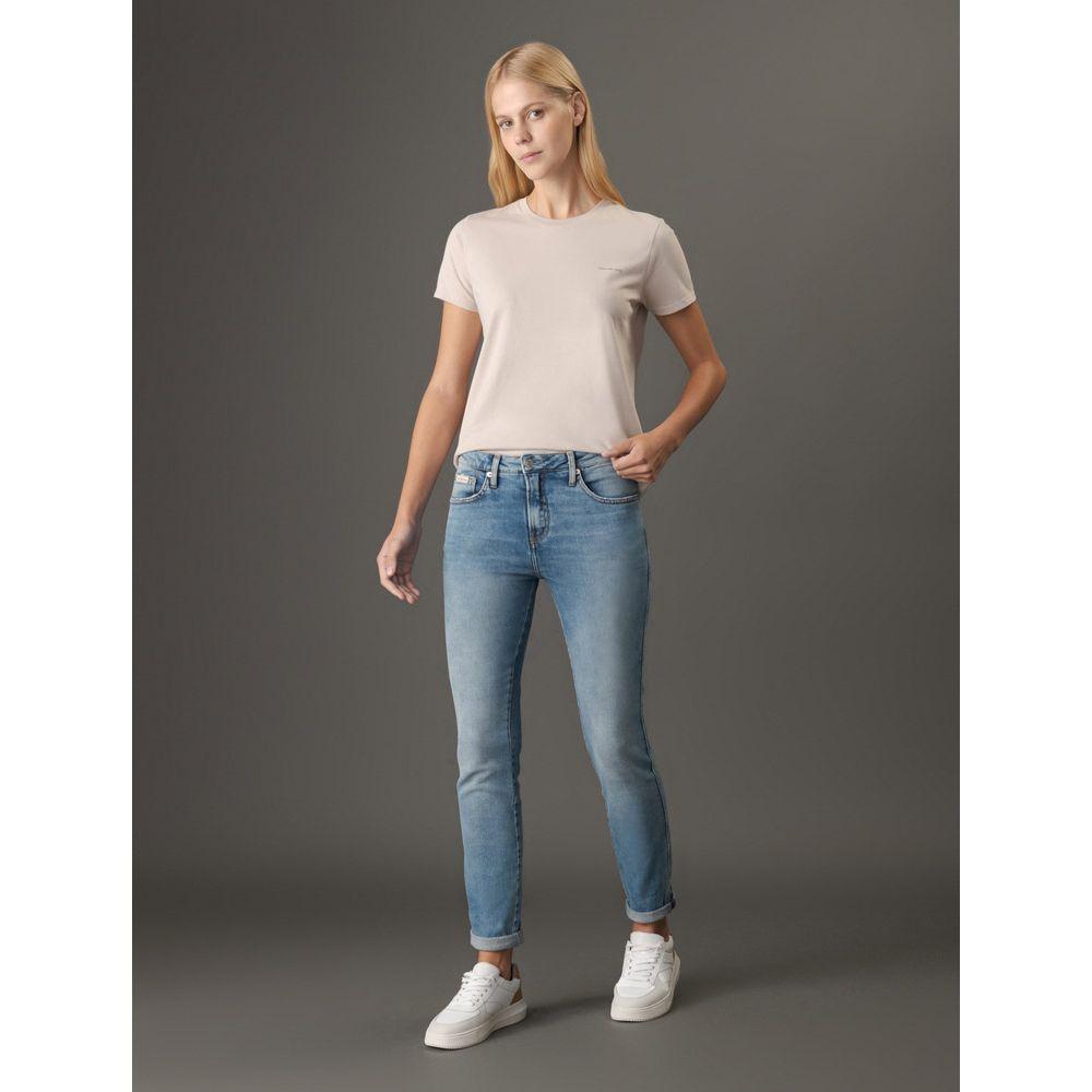 Calça Jeans Feminina New Skinny Tom Claro Calvin Klein Jeans - Azul Claro - 1