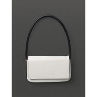 Shoulder Bag Feminina Couro Contraste Calvin Klein - Off White - 1