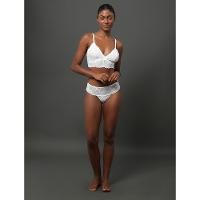 Calcinha Fio Dental Bridal Lace Calvin Klein Underwear - Off White - 1