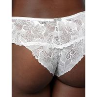 Calcinha Fio Dental Bridal Lace Calvin Klein Underwear - Off White