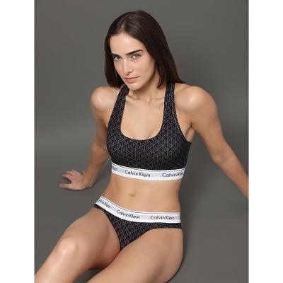 Top Nadador Feminino Modern Cotton Calvin Klein Underwear - Preto