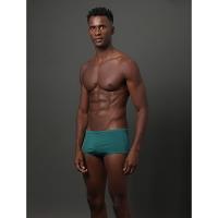 Sunga Trunk Logo Lateral Calvin Klein Swimwear - Verde - 1