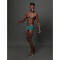 Sunga Trunk Logo Lateral Calvin Klein Swimwear - Verde - 5