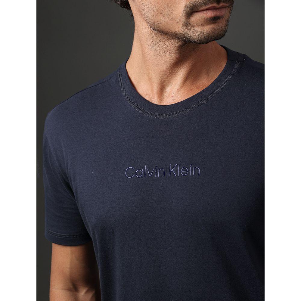 Camiseta Masculina Meia Malha Calvin Klein Underwear - Marinho - 4