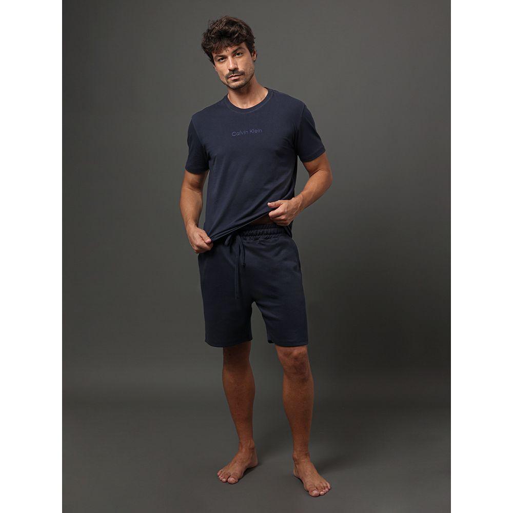 Camiseta Masculina Meia Malha Calvin Klein Underwear - Marinho - 5