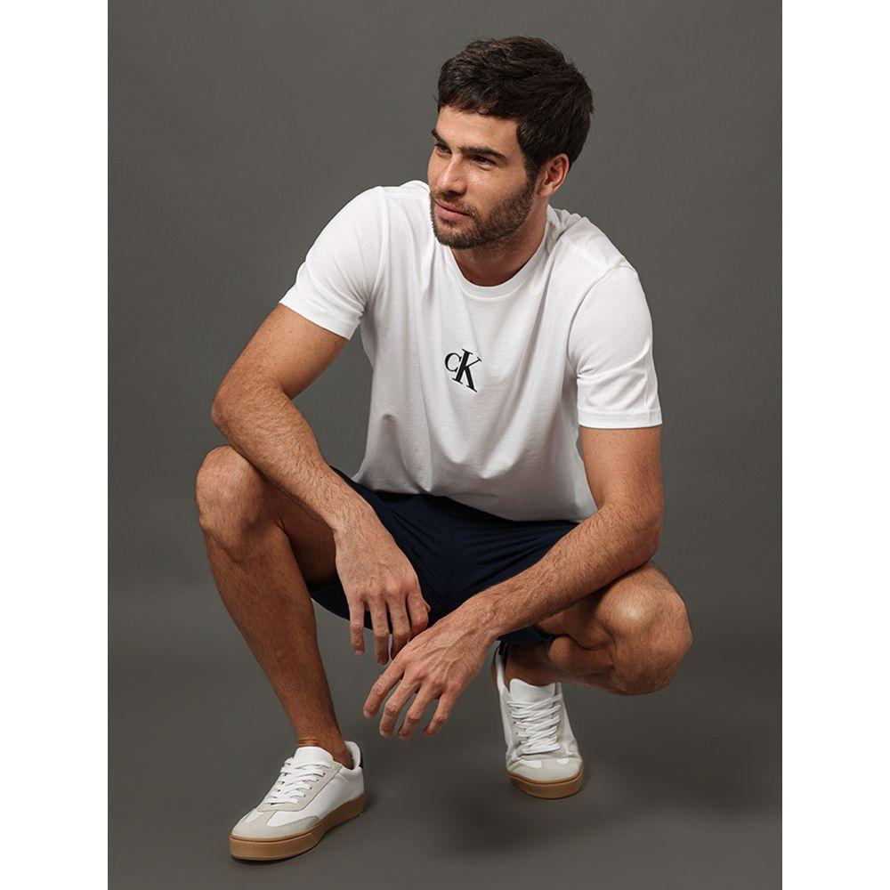 Camiseta Mc Ckj Masc Ck Rubber Patch - Branco 2 - 1