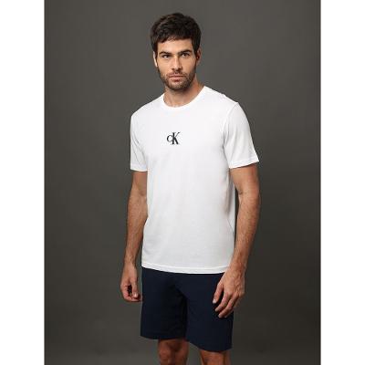 Camiseta Mc Ckj Masc Ck Rubber Patch - Branco 2