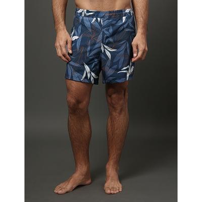 Shorts D'Água Masculino Dupla Face Hibiscus Calvin Klein Swimwear - Marinho