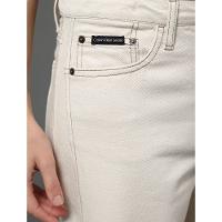 Calça Feminina Cropped Wide Natural Leg Calvin Klein Jeans - Off White