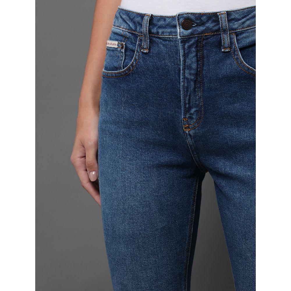 Calça Jeans Feminina Skinny High Rise Calvin Klein Jeans - Azul Médio - 4