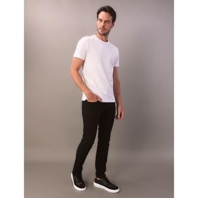 Camiseta Masculina Piquet Patch Borracha Calvin Klein - Branco 2