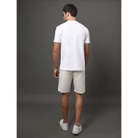 Camiseta Masculina Piquet Patch Borracha Calvin Klein - Branco 2 - 2