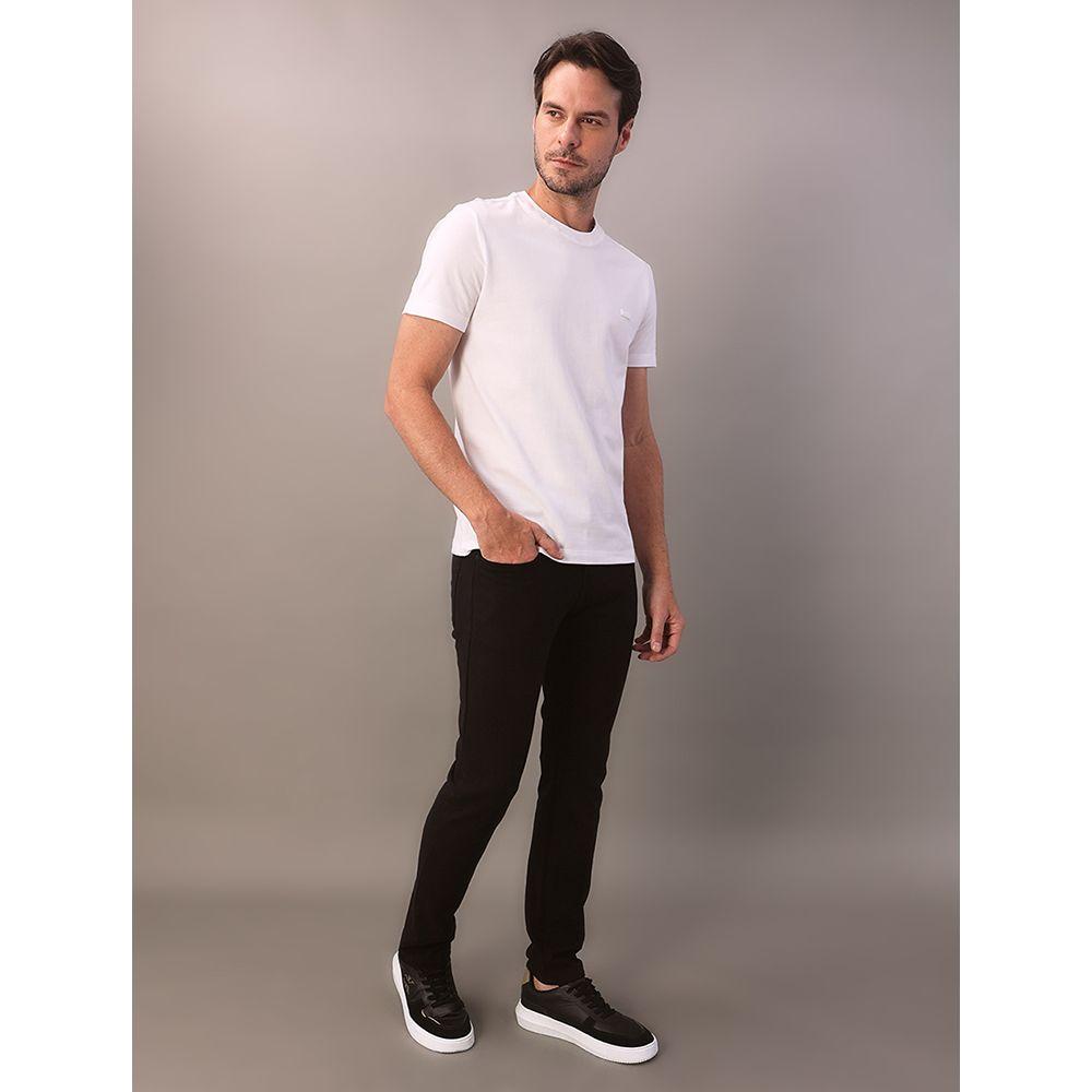 Camiseta Masculina Piquet Patch Borracha Calvin Klein - Branco 2 - 1