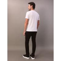 Camiseta Masculina Piquet Patch Borracha Calvin Klein - Branco 2