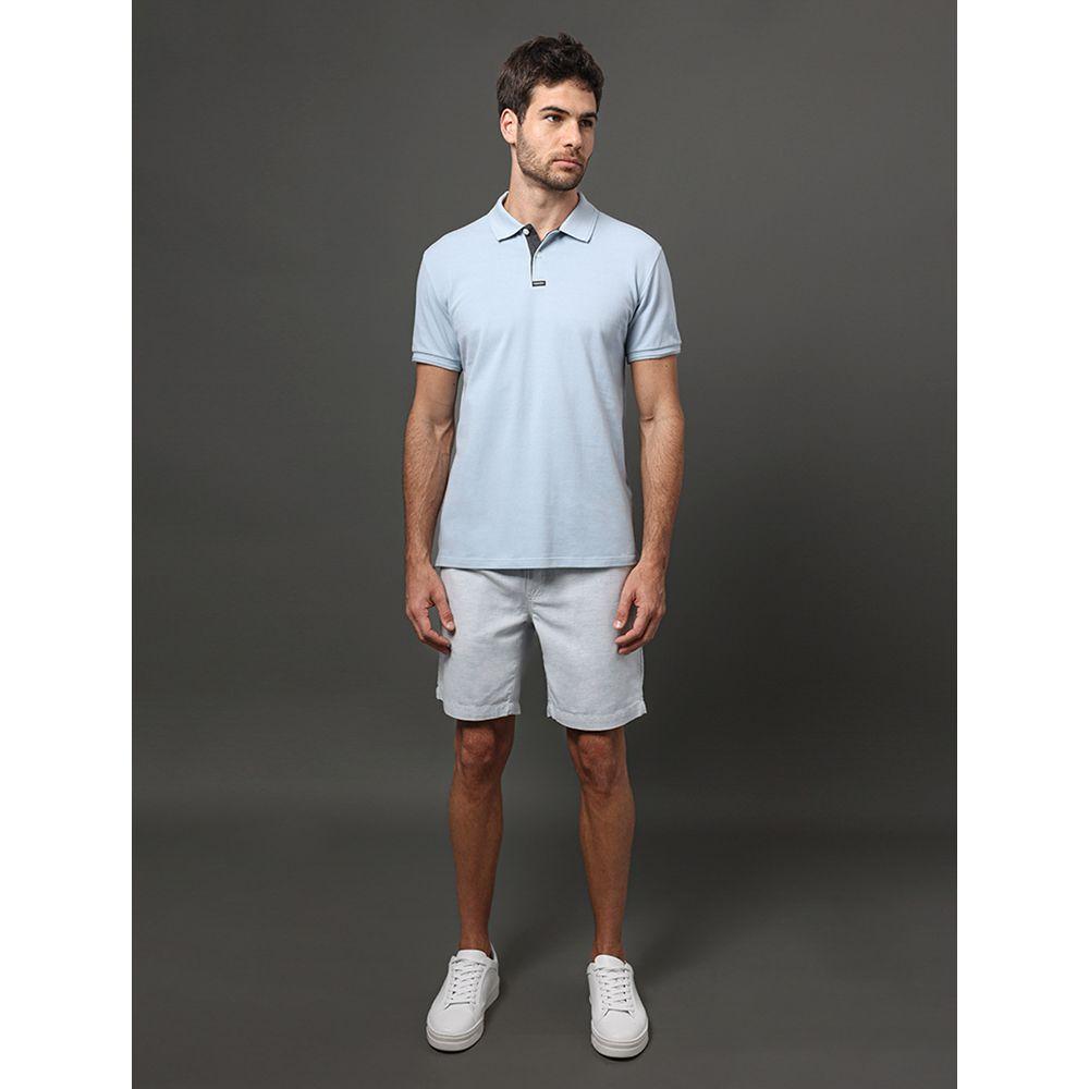 Short Masculino Elástico Cotton Calvin Klein - Azul Claro - 3