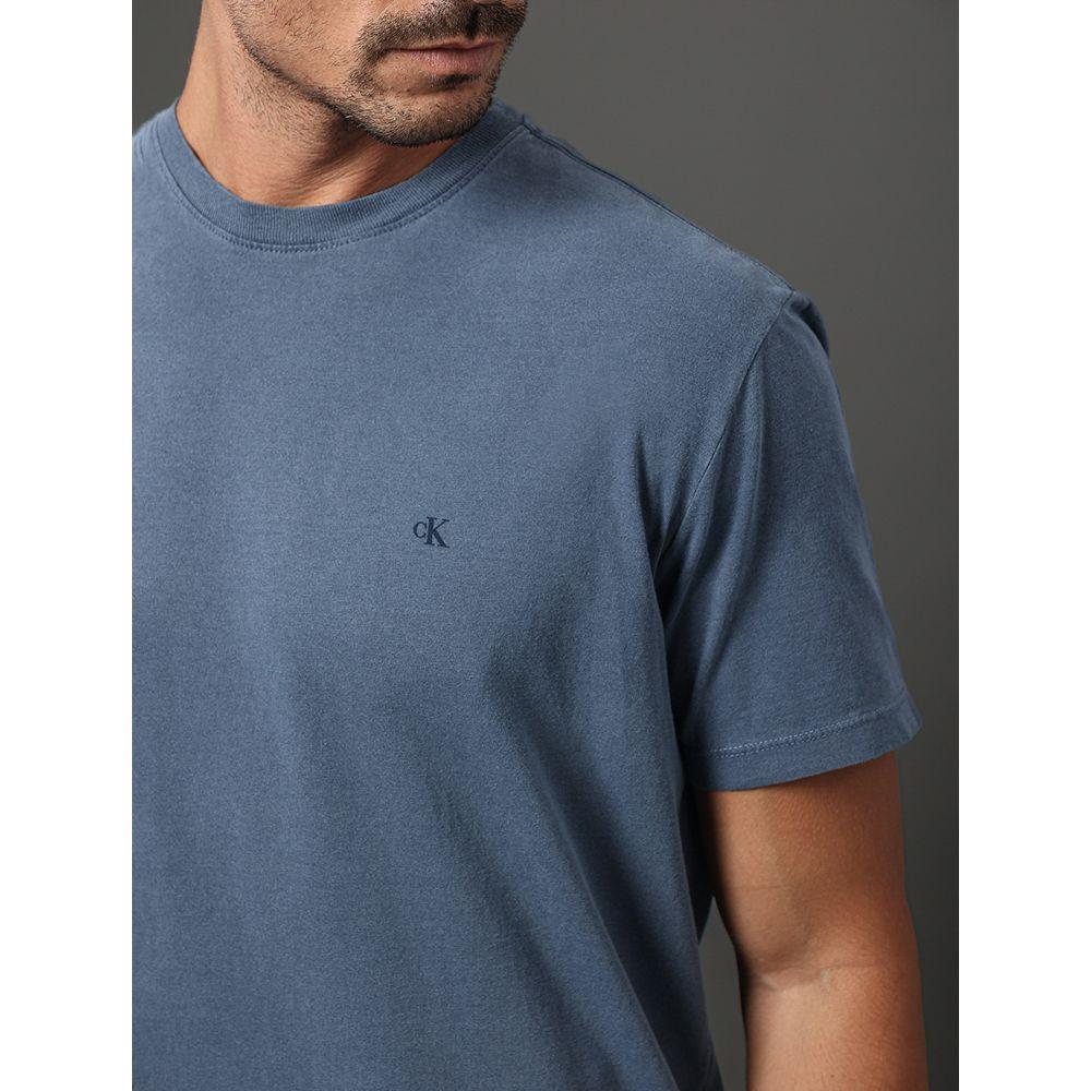 Camiseta Masculina Logo Monogram Calvin Klein Jeans - Marinho - 7