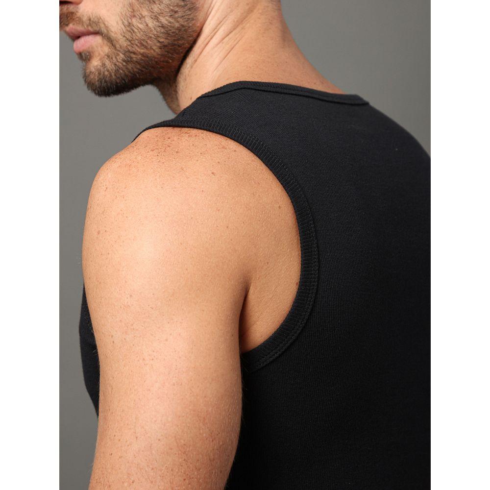 Regata Masculina Ribana Monogram Calvin Klein Jeans - Preto - 4