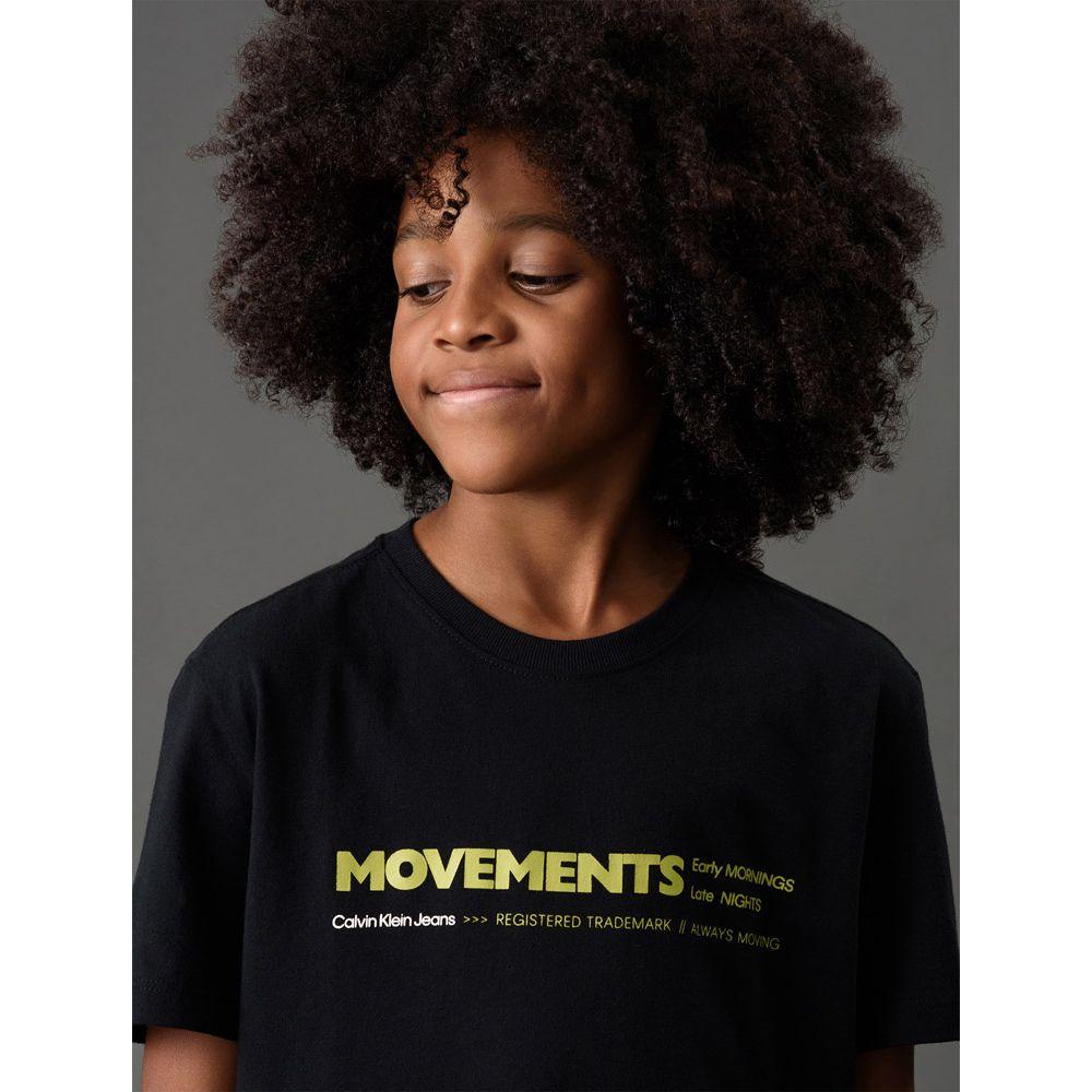 Camiseta Menino Movements Calvin Klein Jeans - Preto - 4