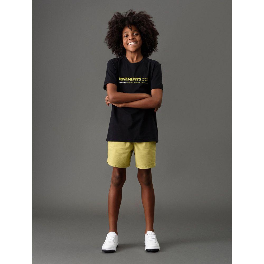 Camiseta Menino Movements Calvin Klein Jeans - Preto - 3