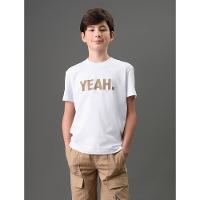Camiseta Menino Yeah Calvin Klein Jeans - Branco - 5