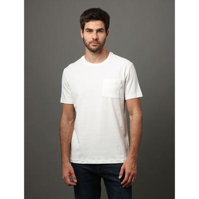 Camiseta Masculina Malhão Bolso Calvin Klein - Off White