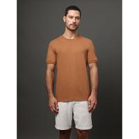 Camiseta Masculina Malhão Com Punhos Calvin Klein Jeans - Havana - 1