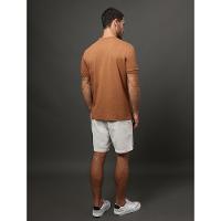 Camiseta Masculina Malhão Com Punhos Calvin Klein Jeans - Havana - 2