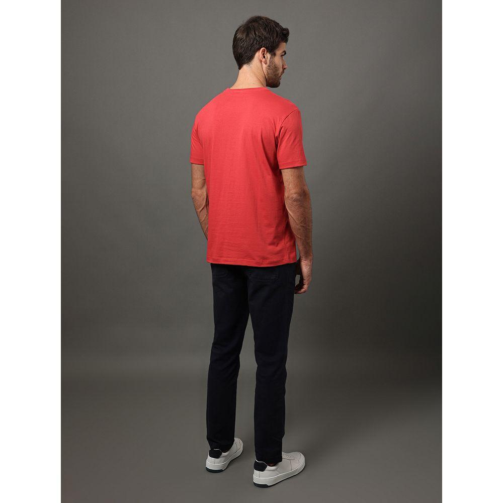 Camiseta Masculina Meia Malha Calvin Klein - Vermelho - 2