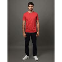 Camiseta Masculina Meia Malha Calvin Klein - Vermelho - 3