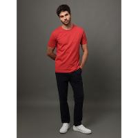 Camiseta Masculina Meia Malha Calvin Klein - Vermelho - 5