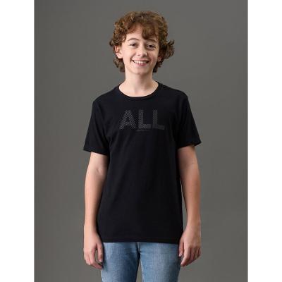 Camiseta Menino All Calvin Klein Jeans - Preto