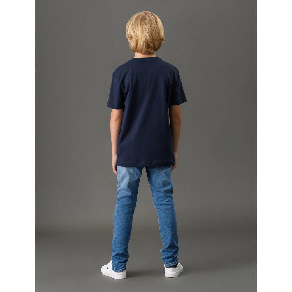 Camiseta Menino Serif Font Calvin Klein Jeans - Marinho - 2