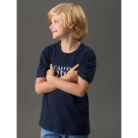 Camiseta Menino Serif Font Calvin Klein Jeans - Marinho - 5